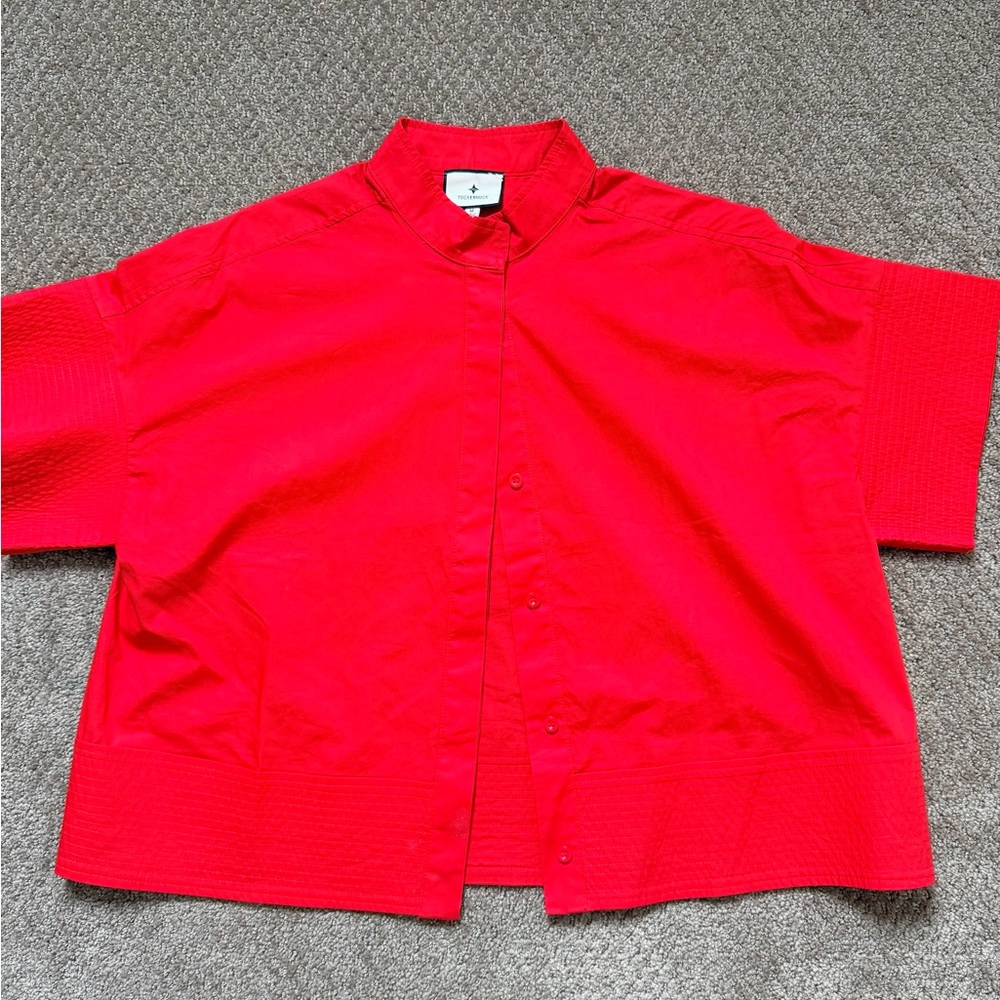 Dupioni Trapunto Stitch Sofia Shirt